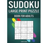 Kampelmann Sudoku Large Print Puzzle Book for Adults (Tascabile)