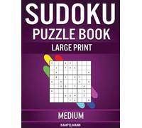 Kampelmann Sudoku Puzzle Book Large Print Medium (Tascabile)