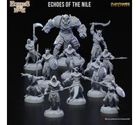 Kampfbereiter Sciacallo Miniatura Mappa di Offendere Figura per Ttrpg's Wie D 5e