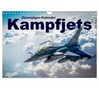 Kampfjets - Düsenjäger-Kalender (Wandkalender 2027 DIN A4 quer), CALVENDO Monats