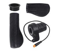 Kamrexi FT76X - Manopola per acceleratore a mezza coppia con spina impermeabile, acceleratore a pollice modificato, adatto per acceleratore a velocità 12 V-72 V, set MTB