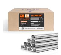 KAMSIN Graffette per anelli di porco in acciaio inossidabile calibro 15 304 in bulk, 10000PCS, per l'utensile ad anello di porco SC7C, SC7E in gabbie, fissaggio, fissaggio