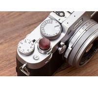 Kamthing Pulsante di scatto morbido in legno, compatibile con Fujifilm X100V XT30 XT4 XT3 X100F XT20 XPRO3 XPRO2 X30 X100T X100F XE3 M8 M9 M10 con superficie concava da 12 mm, colore: