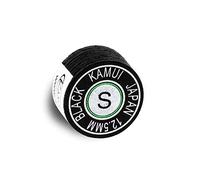 Kamui Black Laminated Pool Billiard Cue Tip - 1 Pezzo (Morbido, 12,5 mm)