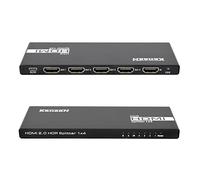 Kanaan HDMI 2.0 Matrix PS5 Switch Splitter 1 IN 4 OUT | 4K/1080p | Supporta PS5, Notebook HDTV, memoria EDID, CEC, Daisy Chain, SP14HS / Dolby-TrueHD, amplificatore di distribuzione per proiettore