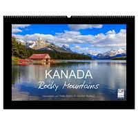 KANADA - Rocky Mountains (Wandkalender 2026 DIN A2 quer), CALVENDO Monatskalender: Bilderreise durch eine faszinierende Bergwelt
