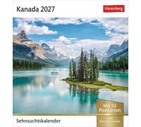 Kanada Sehnsuchtskalender 2027 - Wochenkalender mit 53 Postkarten: Fernweh in einem Foto-Kalender zum Aufstellen. Die schönsten Landschaften Kanadas ... in einem Tischkalender. Auch zum Aufhängen