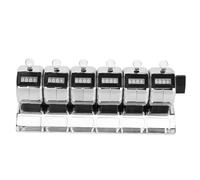 KANASI Contatore Meccanico, contatore Manuale a 4 cifre in Acciaio Inossidabile per conteggi industriali e statistiche di Fabbrica