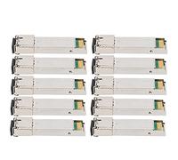 KANASI Modulo ottico SFP, ricetrasmettitore in fibra monomodale con interfaccia SC 20KM 1,25 Gbps per apparecchiature di rete router switch