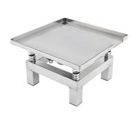KANBCN 220 V, tavolo vibrante in acciaio inox, piattaforma vibrante 3000 - 3600 giri/min, carico 10 kg, ampiezza 1 - 2 mm, piccolo tavolo vibrante per calcestruzzo, prova di vibrazione, 35 × 35 × 22