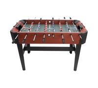 KANBCNG Calcio balilla in acciaio, 8 aste, 9 punti, calcio balilla, tavolo da gioco multifunzionale, mini tavolo da calcio balilla, 120 x 61 x 81 cm