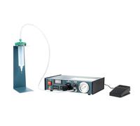 KANBCNG Distributore elettrico di precisione professionale dosatore minimo 0.0001 ml 16 tipi di modalità di uscita della colla con indicatore del tempo di sputamento, uscita automatica del segnale