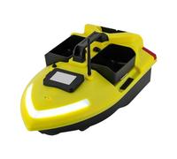 Kanbihao Mangiatoia GPS con telecomando, barca da pesca con faro di ricerca, barca per esche da pesca per tutte le acque eccetto gli oceani, 49 x 26,4 x 28,1 cm