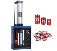 KANBOL Frantoio pneumatico per lattine con alimentazione automatica per lattine in alluminio da 340 g e 453,6 g, strumento di riciclaggio a parete, regalo perfetto per le vacanze per casa e ufficio,