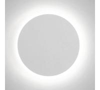 KANBUN Lampada a Parete a LED Bianca Prontoni a Parete Rotonda, Foglio di Illuminazione per la casa Luci da Parete in Metallo, per Il Letto in Camera da Letto Studia Le Scale del corridoio Lampada