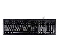 KANBUN Tastiera cablata USB, tastiera cablata portatile ultra sottile e silenziosa e con notebook per PC laptop Windows