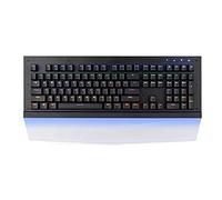KANBUN Tastiera da gioco meccanica, tastiera da gioco USB cablata 108 tasti Tastiera da gioco retroilluminata a LED con interruttori blu per PC portatile, computer, PC