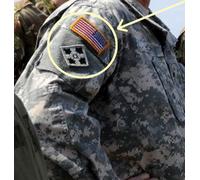 Kandahar Whacker Killer Elite Infedele Army 4th Fanteria Divisione + US Flag (R)