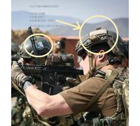 Kandahar Whacker Killer Elite Jsoc Teschio / Croce Osso Insignia + Tuo Nome
