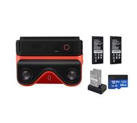 KanDao QooCam Ego - Fotocamera 3D integrata con visualizzatore, video 4K 60fps, display stereoscopico istantaneo, ideale per viaggi, feste, dispositivo VR, kit nero.
