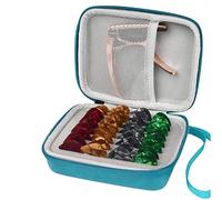 KANDE Custodia per plettro per chitarra, piccolo porta plettri, organizer per plettro, con plettri colorati per chitarra acustica elettrica, accessorio per chitarra, Blu