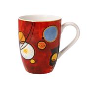 Kandinsky Basile Tazza Artista, Tazza Pesante Rosso 400ml Porcellana GOEBEL