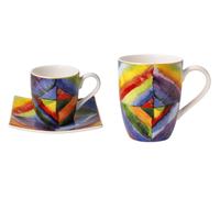 Kandinsky Basile Tazzina + Tazza da Caffè Studio Sul Colore Porcellana GOEBEL