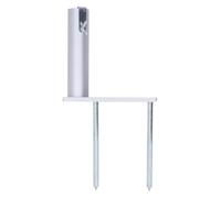 KAnduo Ancoraggio for ombrellone da Giardino, picchetto for Spiaggia in Lega di Alluminio for impieghi gravosi, Supporto Portatile for trivella for Erba Terra for Esterni, parchi, Prati