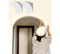 Kanduo Arco per cartongesso Kit arco ad angolo arrotondato, adatto for interni, camere da letto e stipiti di porte, 2 pezzi (37x37x37cm)