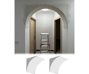 Kanduo Arco per cartongesso Porte ad arco prefabbricate, adatte for corridoi, angoli di balconi e decorazioni for cornici di porte, 2 pezzi (35x35x35 cm)