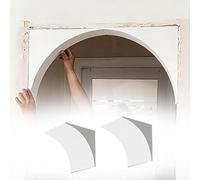 Kanduo Arco per cartongesso Set di 2 kit arco for porta curva (schiuma), verniciabile, adatto for soggiorni e decorazioni for la casa, semicircolare (19x19x19 cm)