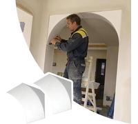 Kanduo Arco per cartongesso Set di cornici for arco fai da te, set di 2 pezzi di modanature angolari ad arco semicircolare, verniciabili, 25x25x25 cm