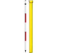Kanduo Asta topografica in alluminio Asta telescopica for rilevamento con asta prismatica in alluminio for costruzione prisma regolabile for stazione totale custodia(200cm/78.74in)