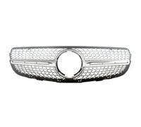 KAnduo Auto Griglia Anterior Griglie Anteriori Griglie Radiatori Compatibile con per Mercedes Benz W253 GLC 220 GLC250 GLC300 2015 2016 2017 2018 2019,A-silver-1-Without Camera Hole