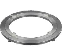 KanDuo Base for giradischi for tavolo rotondo in lega di alluminio Cuscinetto Lazy Susan, hardware for piastra girevole liscia da pranzo, resistente for la stanza(14in)