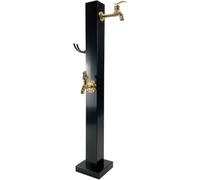 Kanduo Colonna idrica da giardino verticale Colonna d'acqua da giardino verticale indipendente for esterni con rubinetto in rame, supporto for tubo quadrato e idrante erogatore a pavimento