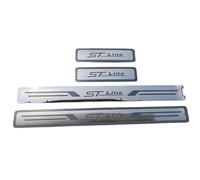 KAnduo Compatibile con Auto Acciaio Inossidabile Protezione per Battitacco per Ford STline ST Focus 2 3 Mondeo Ecosport Kuga Fiesta