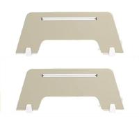 KAnduo Divisorio for scrivania, 2 Pannelli divisori insonorizzati e antirumore con Piedini di Supporto for Tavolo da Aula(White,60X30cm)