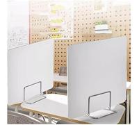 KAnduo Divisorio for scrivania, divisorio for Ufficio in PVC autoportante da 2 Pezzi, for Tavolo, Pannello for cubicolo Portatile, Aula, Studenti(50X40CM)