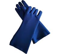 KAnduo Grembiule Protettivo per Raggi X Guanti protettivi Anti-Raggi X Blu in Piombo, Guanti protettivi Anti-Raggi X for ospedali odontoiatrici e veterinari(0.5mmpb)