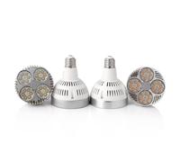 KAnduo Illuminazione for interni, 2 pezzi, AC110-265V 35W PAR30, faretti a binario, lampadine E27 LED, bianco caldo freddo neutro, for cucina, negozio di abbigliamento(5V)