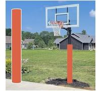 Kanduo Imbottiture per Pali da canestro Copertura Protettiva for canestro da Basket: Una Copertura Antiurto for Tutti i Tempi, Resistente ai Raggi UV for Pali Esterni(Orange-h 180cm,Dia 220mm)