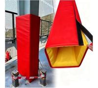 Kanduo Imbottiture per Pali da canestro Coperture protettive for canestri da Basket, Imbottiture protettive for Pali da Gioco e campi Sportivi, Disponibili in più Colori(Red,7.8x7.8 inch)