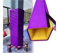 Kanduo Imbottiture per Pali da canestro Coperture protettive for canestri da Basket, Imbottiture protettive for Pali da Gioco e campi Sportivi, Disponibili in più Colori(Purple,3x3 inch)