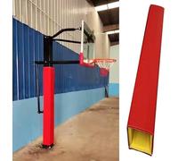 Kanduo Imbottiture per Pali da canestro Coperture protettive in Schiuma for Pali Quadrati di canestri da Basket, progettate for l'uso Sia in Ambienti Interni Che Esterni(Red,8"x8"(20x20cm))