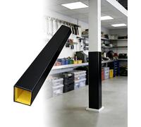 Kanduo Imbottiture per Pali da canestro Cuscinetti for Pali for canestri da Basket, coperture protettive for Pali e colonne, Cuscinetti protettivi in Schiuma(Black,180 * 18cm/70.9 * 7.1in)