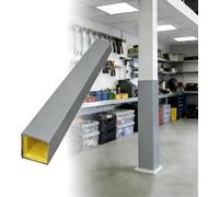 Kanduo Imbottiture per Pali da canestro Cuscinetti for Pali for canestri da Basket, coperture protettive for Pali e colonne, Cuscinetti protettivi in Schiuma(Grey,180 * 10cm/70.9 * 3.9in)