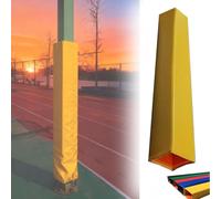 Kanduo Imbottiture per Pali da canestro I Cuscinetti for i Pali del canestro da Basket forniscono Protezione con Un Design Avvolgente, Ideale for scantinati e Garage(Yellow,3"x3"(8x8cm))