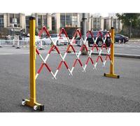 Kanduo JSY Barricata Pieghevole Barricate Mobili, Barricate Mobili for Il Blocco Rapido della Folla E Il Controllo Stabile del Traffico Ovunque, Giallo Barriere Stradali Portatili (Size : 1.2 * 2M)