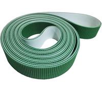 Kanduo Nastro trasportatore a motivo prato, trasmissione in PVC antiscivolo verde ispessito, utilizzato for il trasporto di piccole fabbriche di imballaggi(360x50x0.4cm)